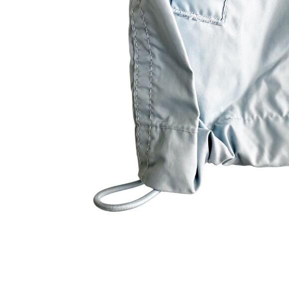 Giordano Waterproof Hooded Rain Jacket Sz XS Blue Elastic Drawstring Packable - Picture 6 of 11